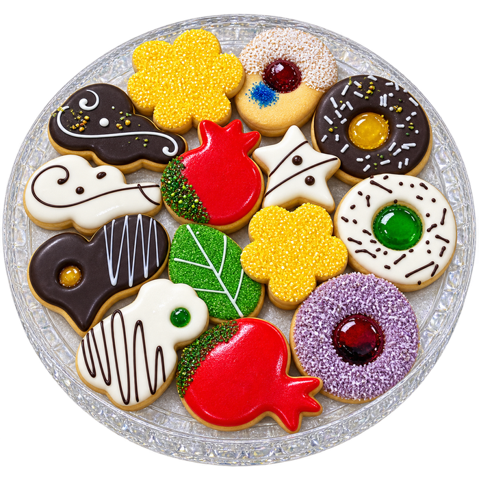 Round collection tray